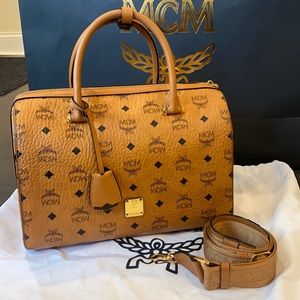 New MCM Boston Bag